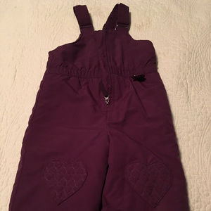 Wonderkids Purple Snowbibs 2T